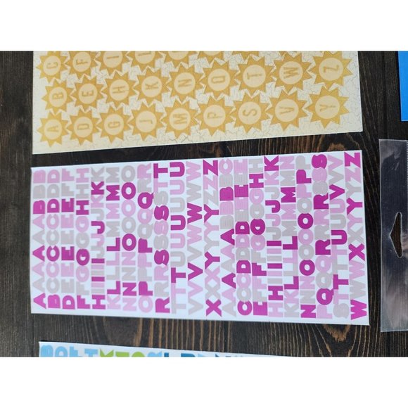 Alphabet Letter Stickers Lot of 11 NEW Scrapbooking Misc Retired Vintage #21 - Picture 8 of 11